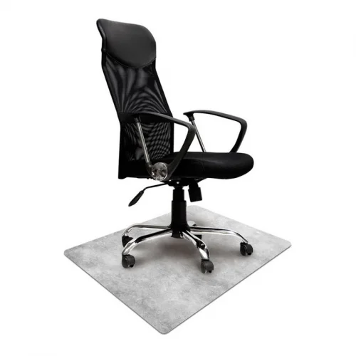 Mata ochronna pod krzesło na kółkach z grafiką 074 BETON - pod krzesło - 80x120cm -  gr. 1,3mm