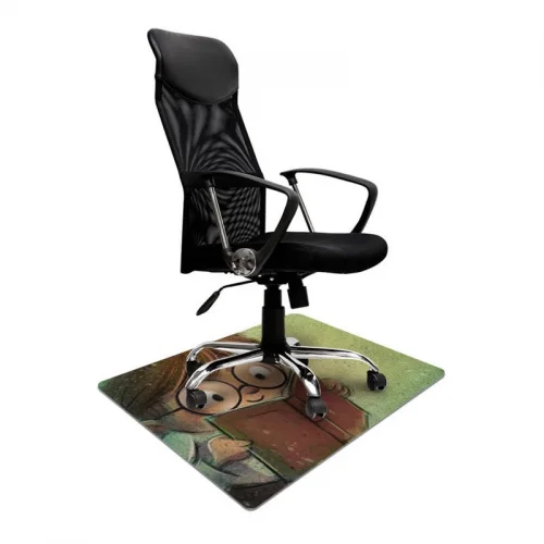 Mata ochronna pod krzesło na kółkach z grafiką 052 - pod krzesło na kółkach - 80x120cm -  gr. 1,3mm