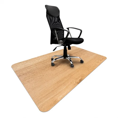 Elastyczna podkładka ochronna pod krzesła 120x180cm gr. 2,2mm ze wzorem 073 - DREWNO