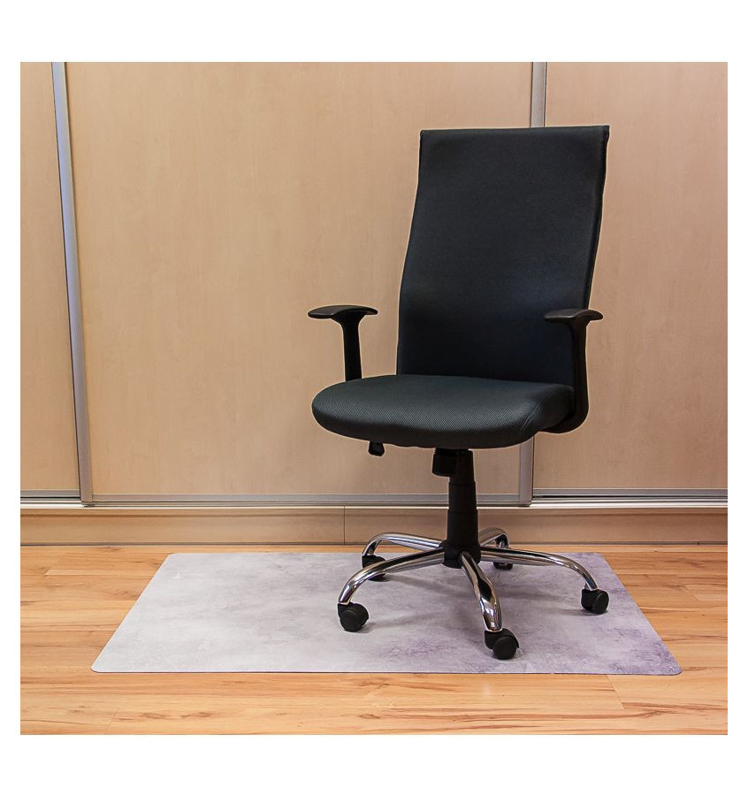 Mata ochronna pod krzesło na kółkach z grafiką 074 BETON - pod krzesło - 80x120cm -  gr. 13mm