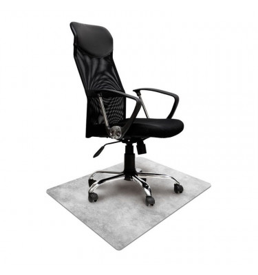 Mata ochronna pod krzesło na kółkach z grafiką 074 BETON - pod krzesło - 80x120cm -  gr. 13mm