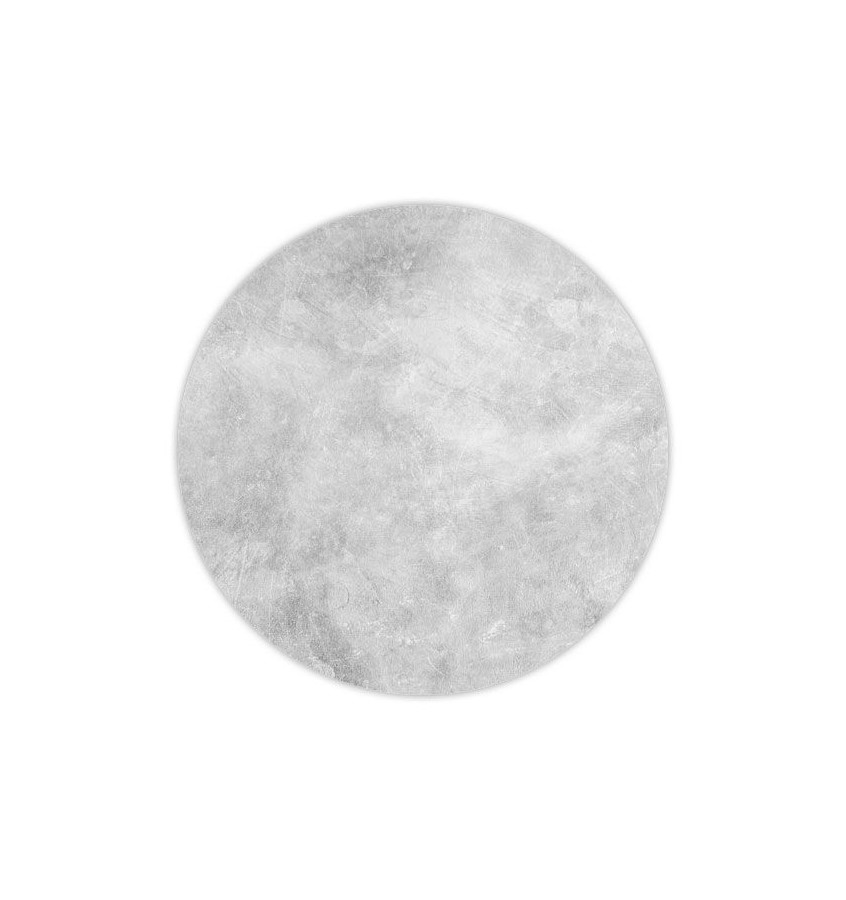 Mata ochronna pod krzesło na kółkach z grafiką 074 BETON - pod krzesło - okrągła śr. 100cm gr. 13mm