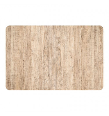 Mata ochronna pod krzesło na kółkach z grafiką 080 DREWNO - 80x120cm -  gr. 13mm