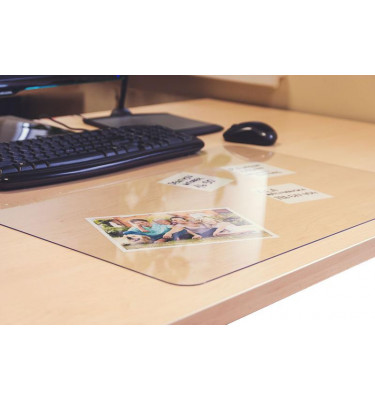 Mata na biurko stół 60x120cm przezroczysta z poliwęglanu