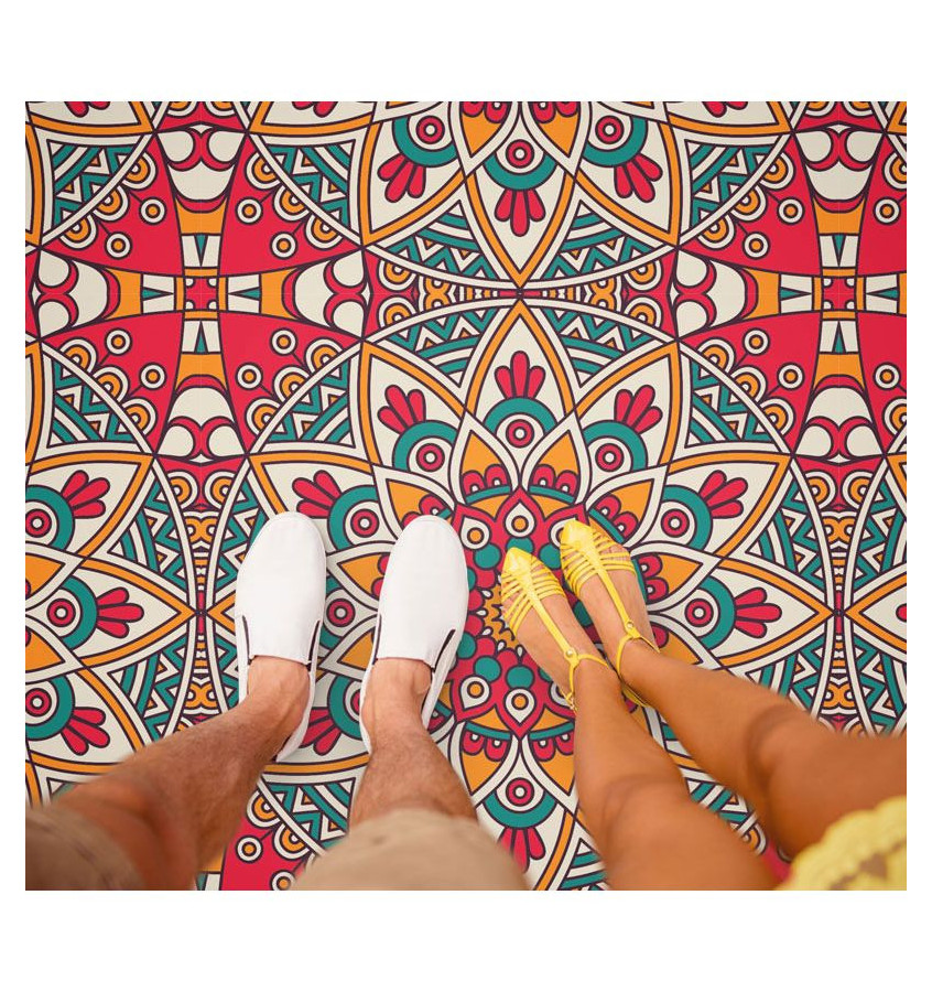 Wykładzina z nadrukiem PCV0007 szer. 150 cm