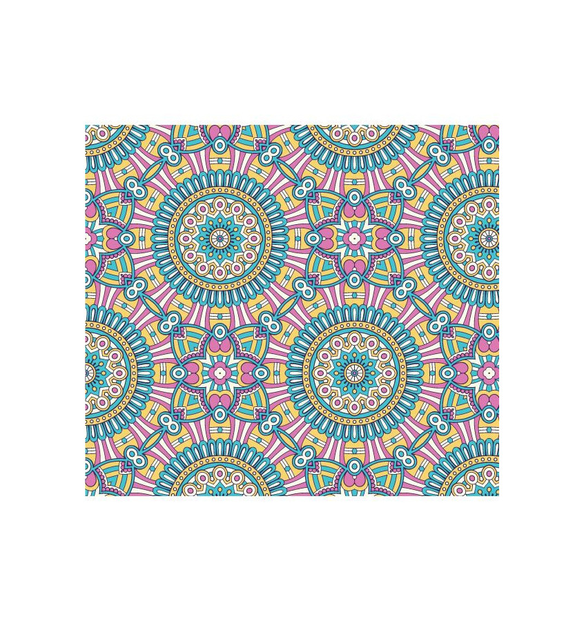 Wykładzina z nadrukiem ROZETY PCV0008 szerokość 150 cm