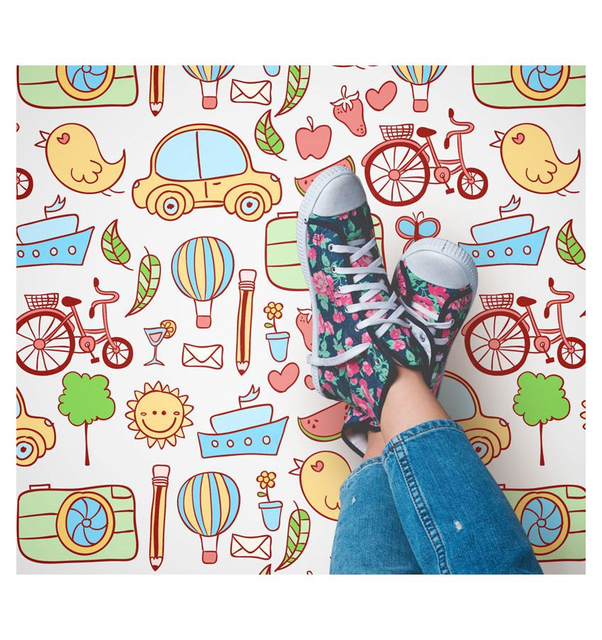 Wykładzina z nadrukiem PCV0009