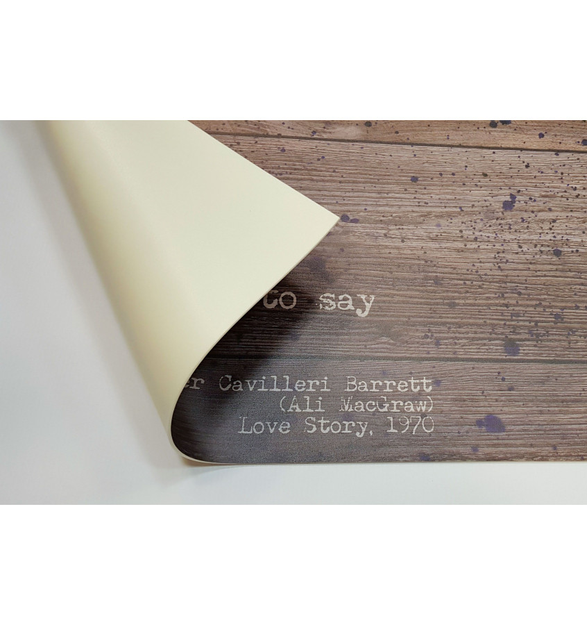 Antypoślizgowa miękka podkładka na całe biurko MALM z IKEA 151x65cm wzór FILMOWY