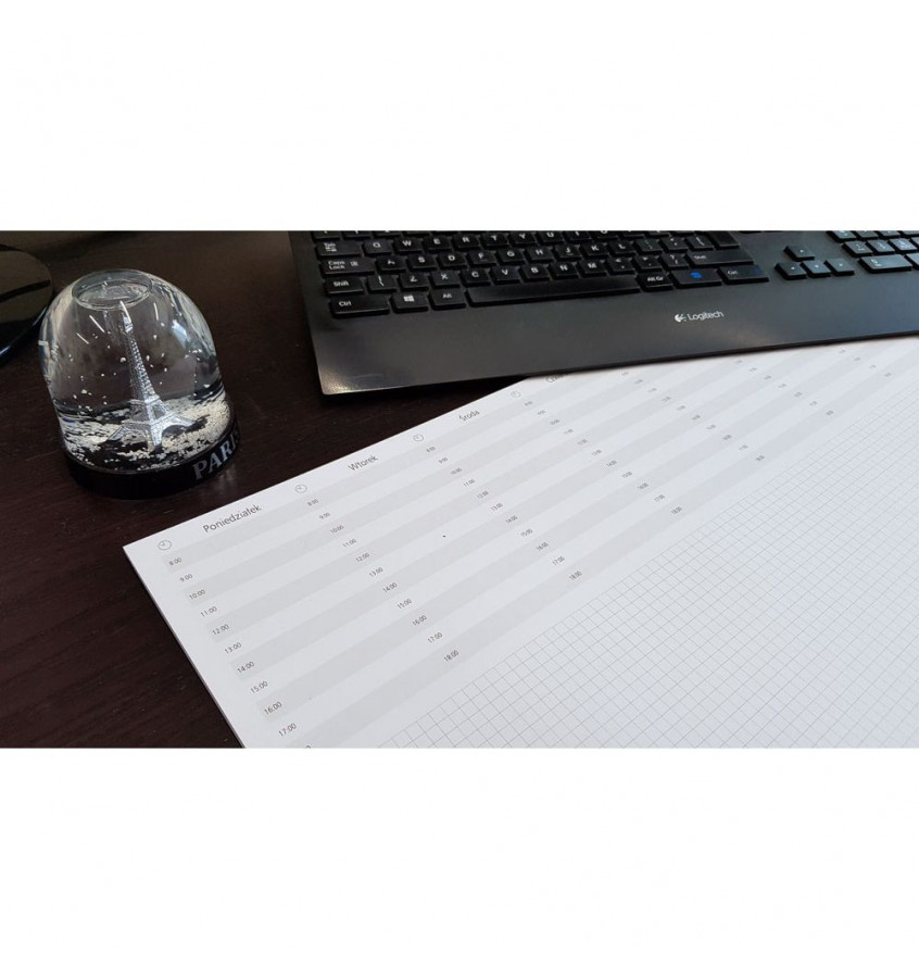 Biuwar podkład notes na biurko 48x33cm bez listwy