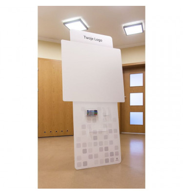 Stojąca składana tablica szkolna suchościeralna markery z gąbką GRATIS