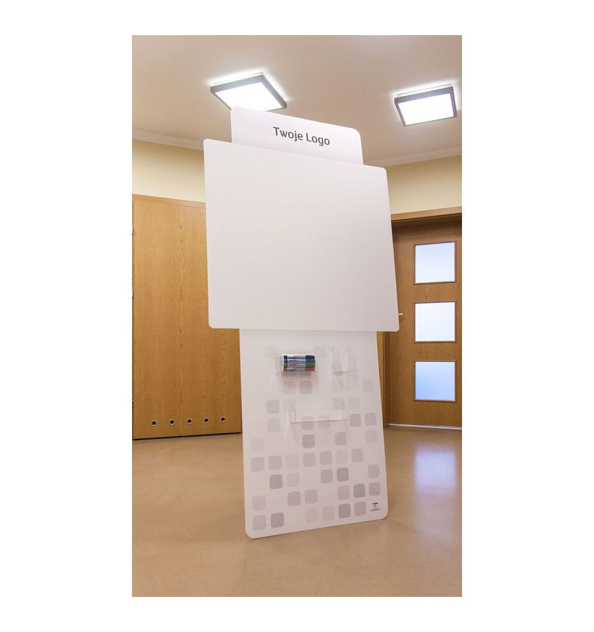 Stojąca składana tablica szkolna suchościeralna markery z gąbką GRATIS