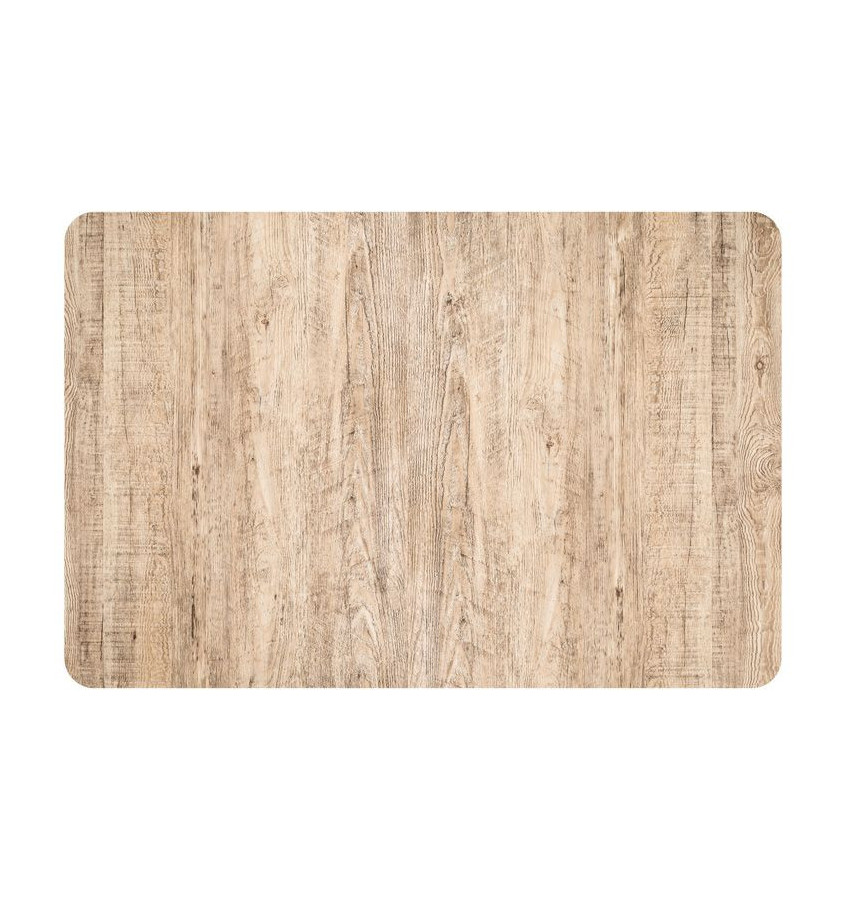 Elastyczna mata pod krzesło 100x140cm gr. 22mm wzór 080 - DREWNO 