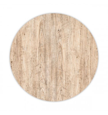 Elastyczna podkładka ochronna z grafiką pod krzesło -  080 DREWNO - okrągła śr. 100cm gr. 22 mm