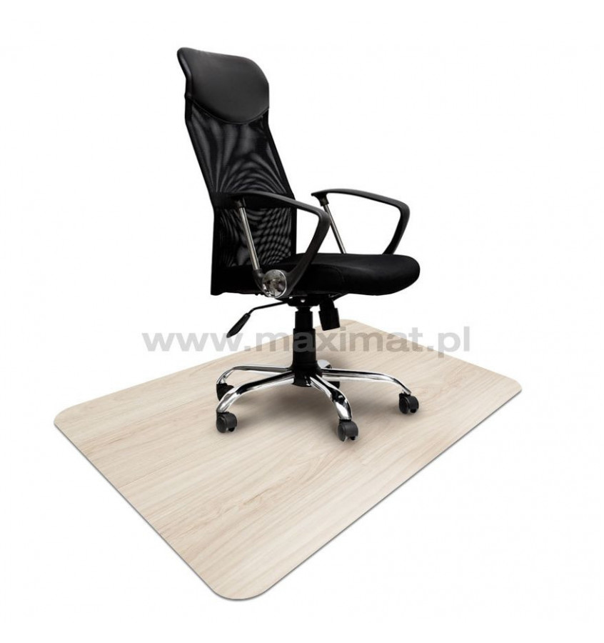 Elastyczna mata pod krzesło biurowe 100x140cm -  gr. 22mm  079 - DREWNO