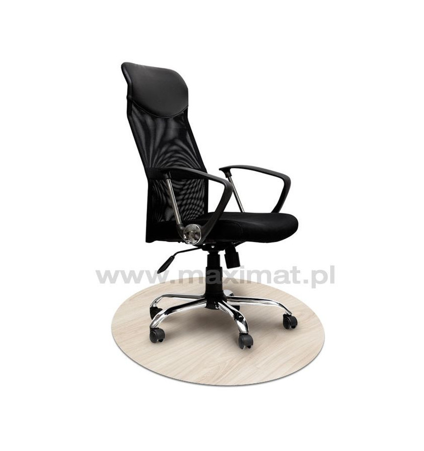 Elastyczna mata ochronna pod fotel obrotowy wzór  079 - okrągła śr. 100cm gr. 22mm