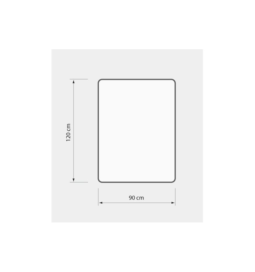 Mata ochronna 90x120cm pod krzesło gr. 1mm
