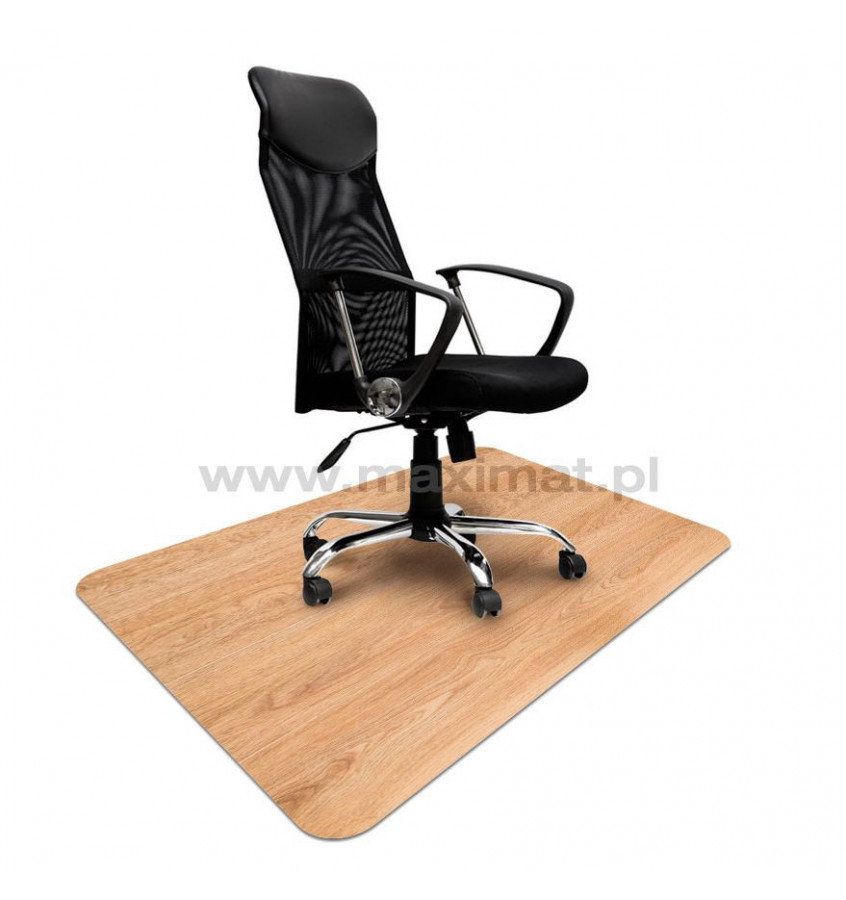 Elastyczna mata pod krzesła 100x140cm gr. 22mm ze wzorem 078 - DREWNO