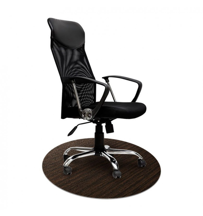 Elastyczna mata ochronna pod krzesło na kółkach z grafiką 075 - pod fotel obrotowy - okrągła śr. 100cm gr. 22mm