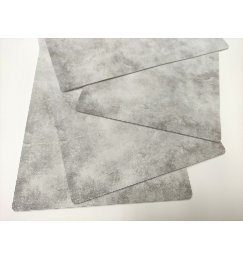 Elastyczna podkładka ochronna pod krzesła 120x180cm  gr. 22mm ze wzorem 074 - BETON