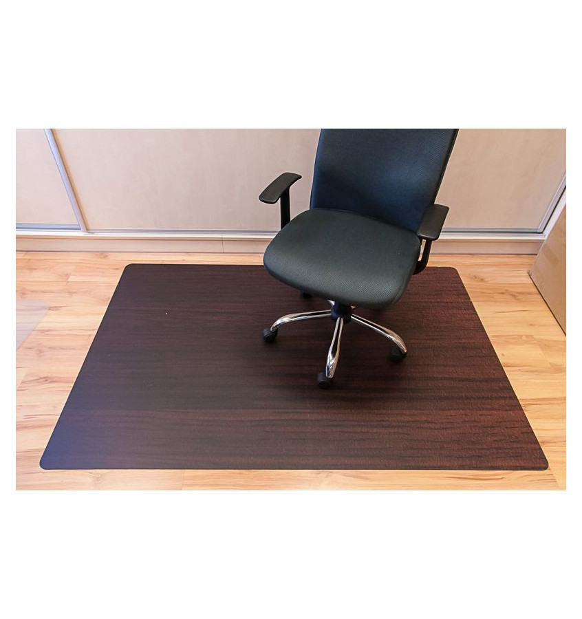 Elastyczna podkładka ochronna pod krzesła 120x180cm gr. 22mm ze wzorem 072 - CIEMNE DREWNO