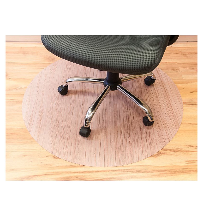 Elastyczna mata ochronna pod krzesło na kółkach z grafiką 071 - pod fotel obrotowy - okrągła śr. 100cm gr. 22mm