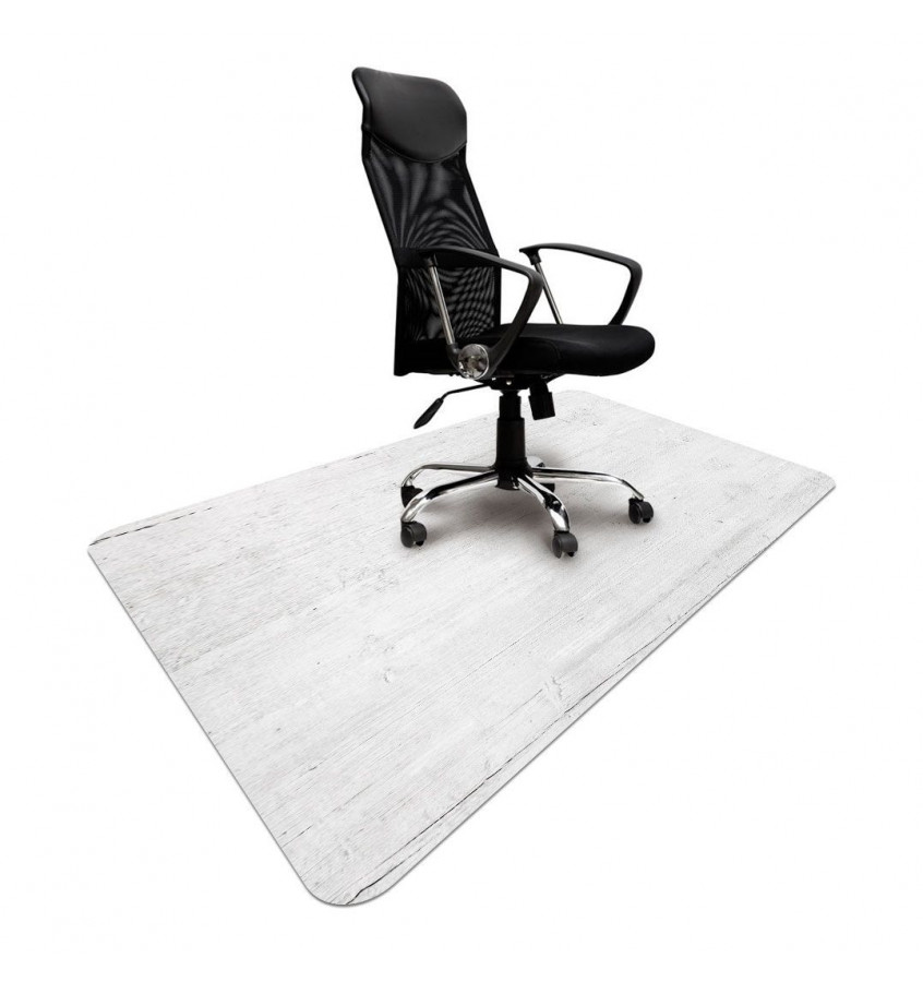 Elastyczna podkładka ochronna pod krzesła 120x180cm gr. 22mm ze wzorem 070 - BIAŁE DREWNO