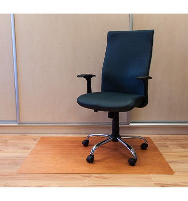 Elastyczna mata ochronna pod krzesło 80x120cm gr. 22mm wzór 066 - DREWNO