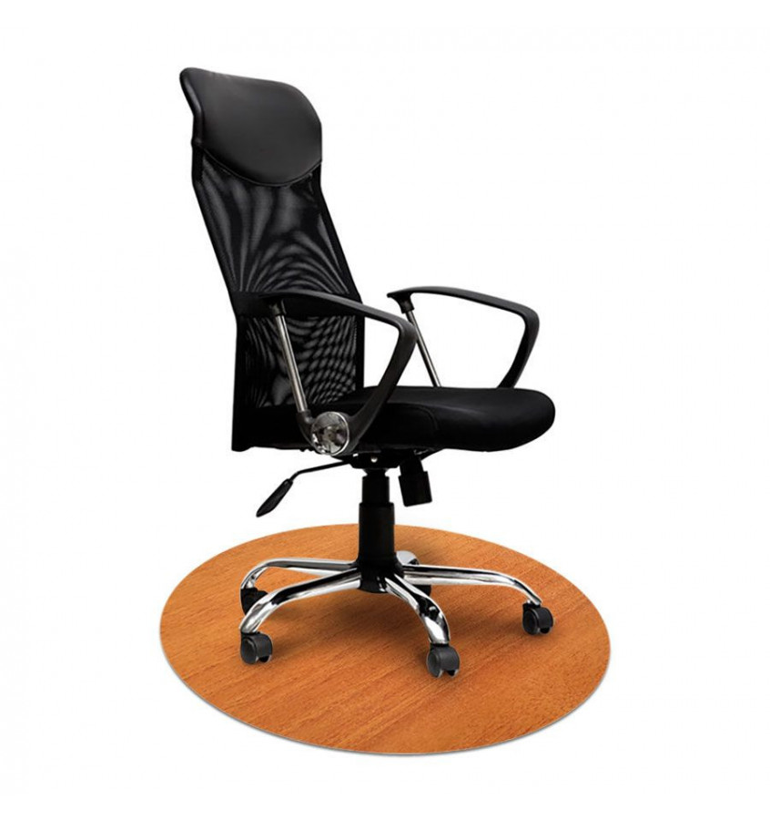 Elastyczna mata ochronna pod krzesło na kółkach z grafiką 066 - pod fotel obrotowy - okrągła śr. 100cm gr. 22mm