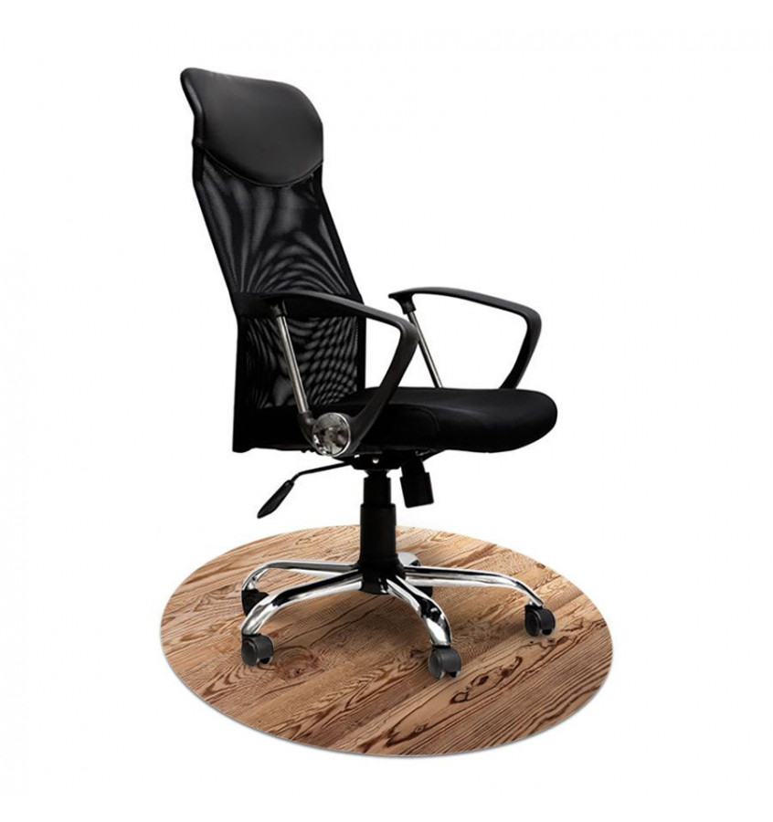 Elastyczna mata ochronna pod krzesło na kółkach z grafiką 065 - pod fotel obrotowy - okrągła śr. 100cm gr. 22mm