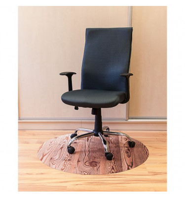 Elastyczna mata ochronna pod krzesło na kółkach z grafiką 065 - pod fotel obrotowy - okrągła śr. 100cm gr. 22mm