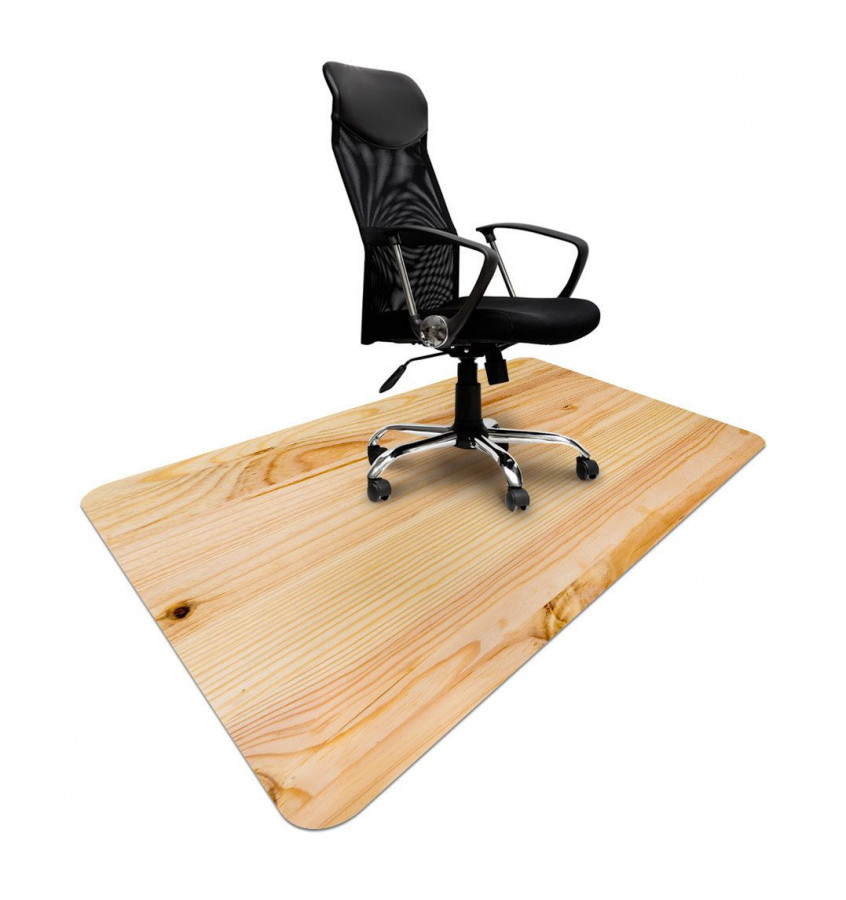 Elastyczna podkładka ochronna pod krzesła 120x180cm gr. 22mm ze wzorem 063 - DREWNO SOSNOWE