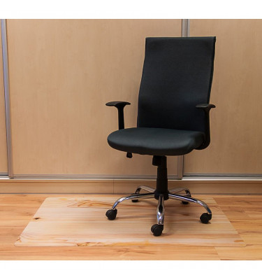 Elastyczna mata ochronna pod krzesło 80x120cm gr. 22mm wzór 063 - DREWNO