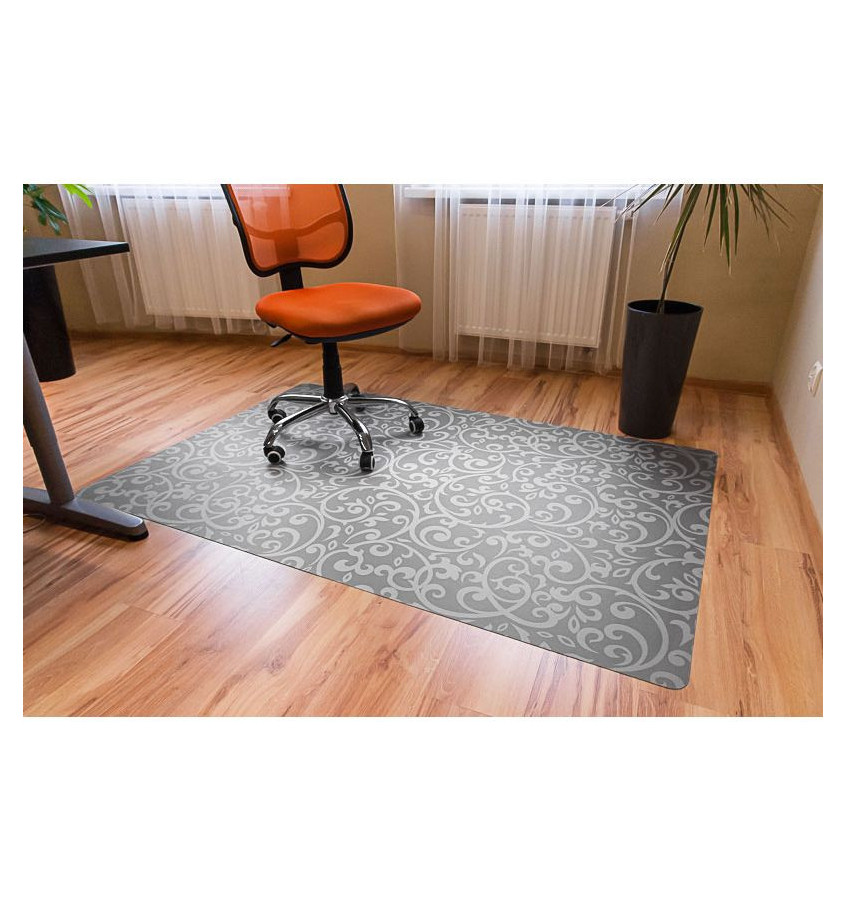 Elastyczna mata ochronna pod krzesło 120x180cm gr. 22mm ze wzorem 062 - ESY - FLORESY