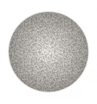 Elastyczna mata ochronna pod krzesło na kółkach z grafiką 062 - pod fotel obrotowy - okrągła śr. 100cm gr. 22mm