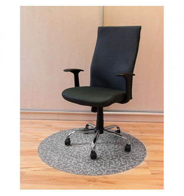 Elastyczna mata ochronna pod krzesło na kółkach z grafiką 062 - pod fotel obrotowy - okrągła śr. 100cm gr. 22mm