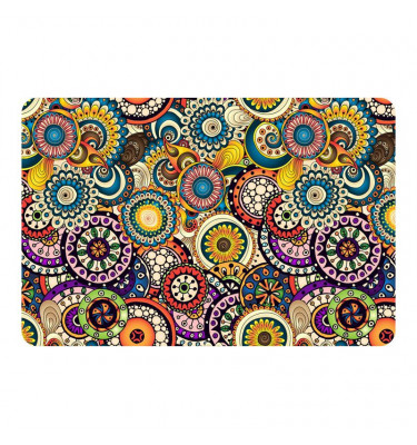 Elastyczna mata 100x140cm gr. 22mm ze wzorem 056 - KOLOROWE MANDALE