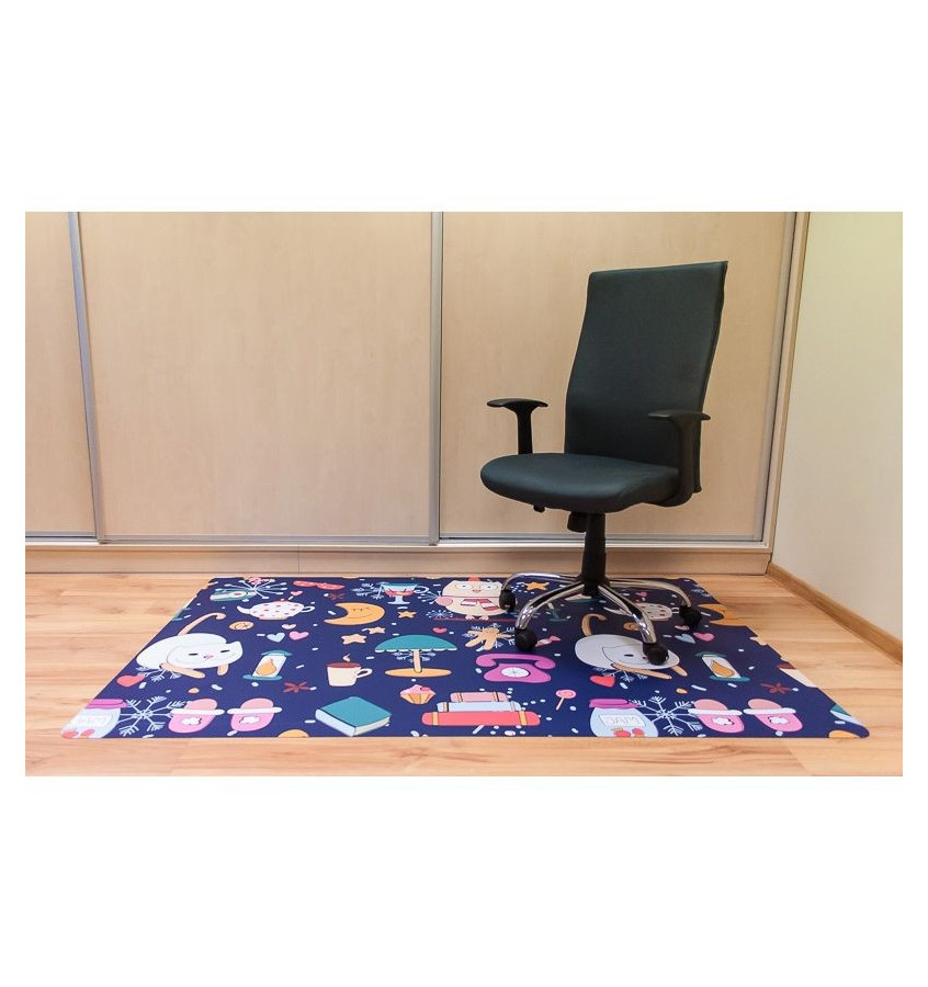 Elastyczna mata ochronna pod krzesło 120x180cm  gr. 22 mm z nadrukiem 054 - DLA DZIECI