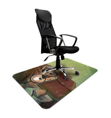 Elastyczna mata 100x140cm gr. 22mm ze wzorem 052 - CZYTAJĄCY CHŁOPIEC