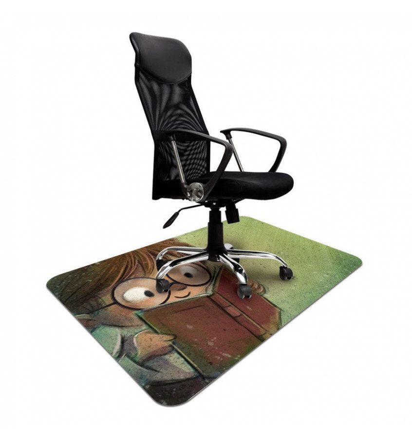 Elastyczna mata 100x140cm gr. 22mm ze wzorem 052 - CZYTAJĄCY CHŁOPIEC