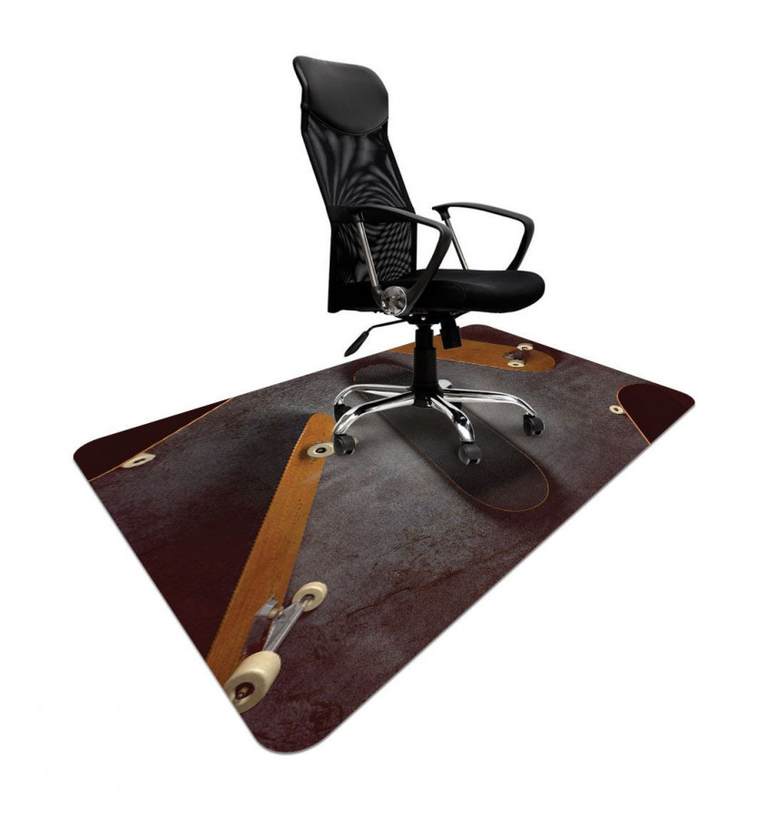 Elastyczna podkładka ochronna pod krzesło 120x180cm gr. 22mm z nadrukiem 048 - DESKOROLKI