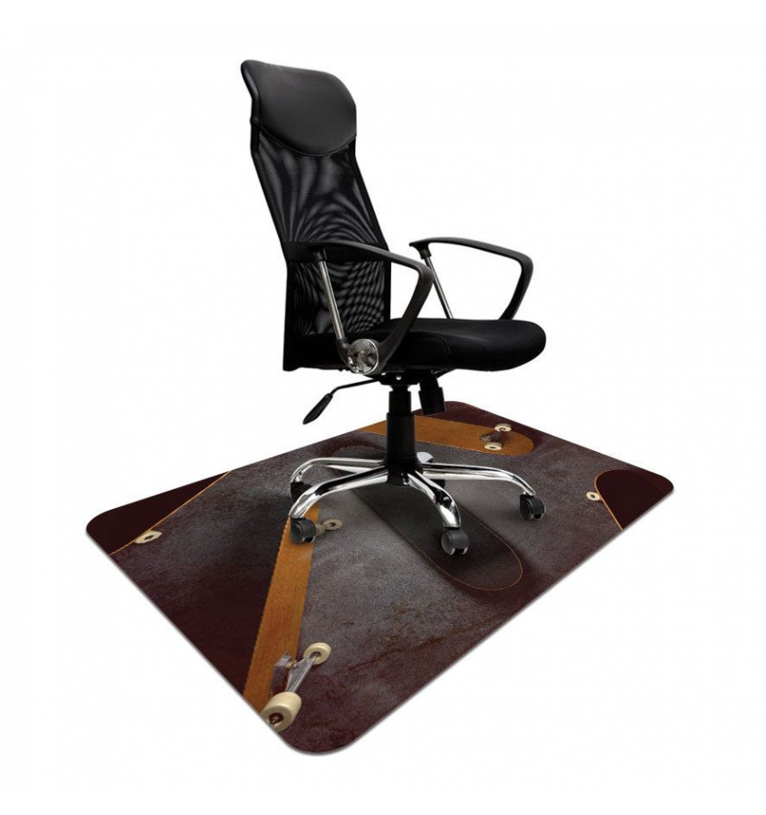 Elastyczna mata pod krzesło dla nastolatka 100x140cm gr. 22mm wzór 048 - DESKOROLKI