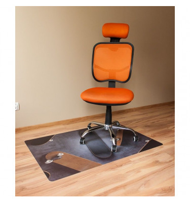 Elastyczna mata ochronna podkładka pod krzesło 80x120cm gr. 22mm wzór 048 - DESKOROLKI