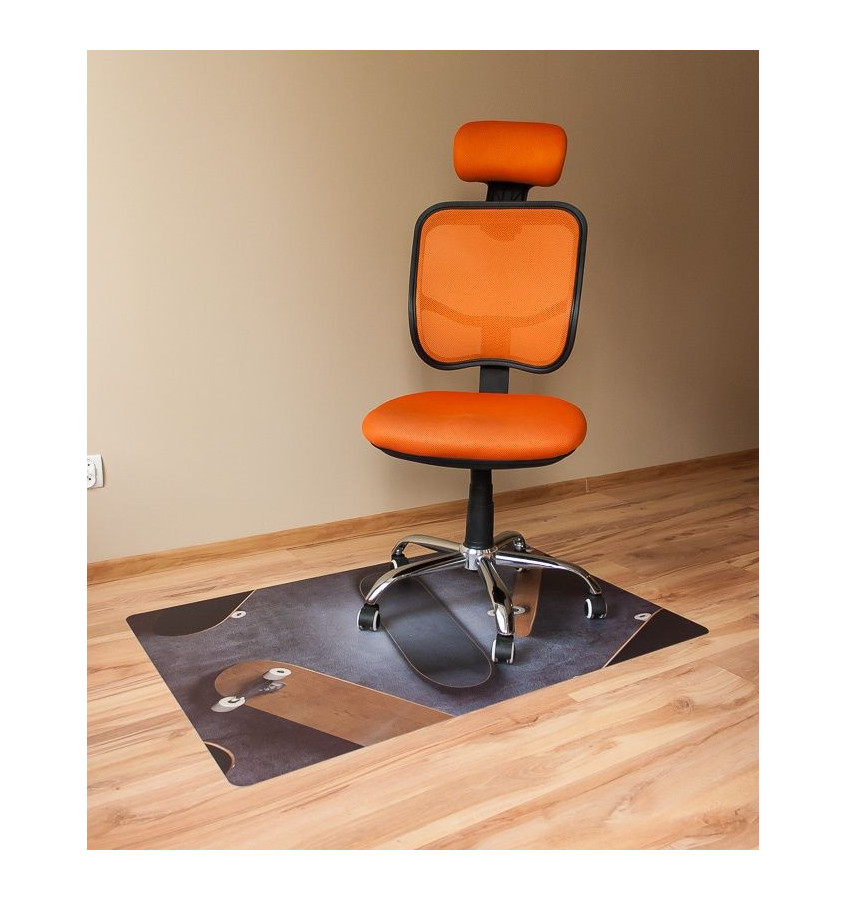 Elastyczna mata ochronna podkładka pod krzesło 80x120cm gr. 22mm wzór 048 - DESKOROLKI