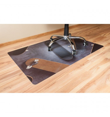 Elastyczna mata ochronna podkładka pod krzesło 80x120cm gr. 22mm wzór 048 - DESKOROLKI