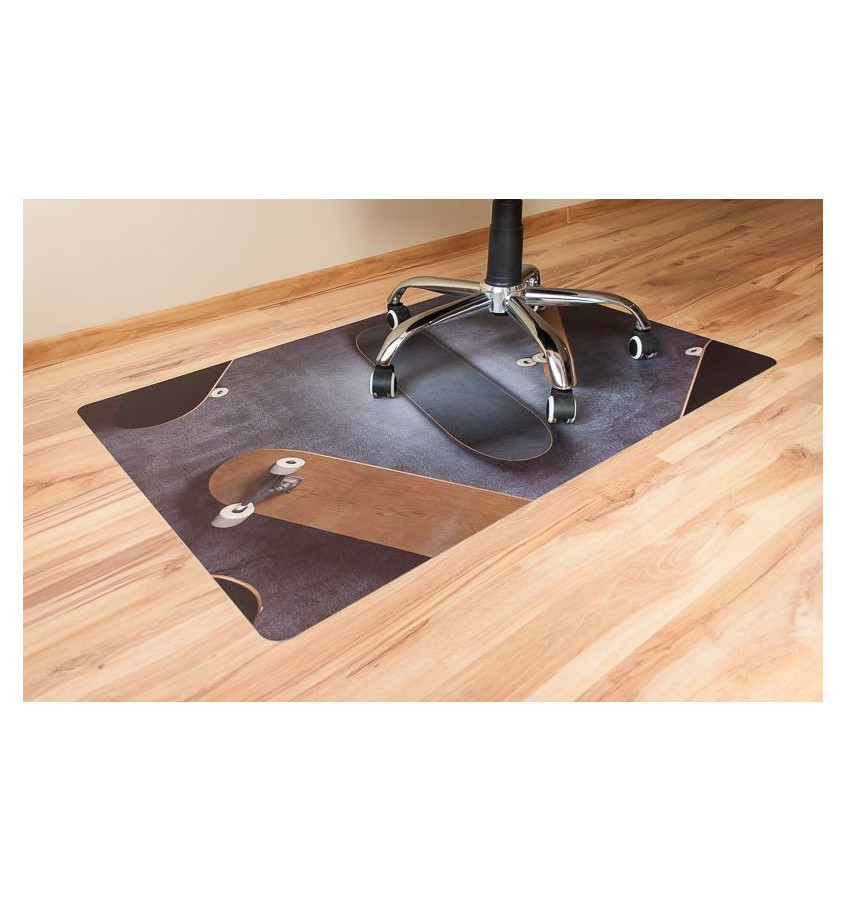 Elastyczna mata ochronna podkładka pod krzesło 80x120cm gr. 22mm wzór 048 - DESKOROLKI