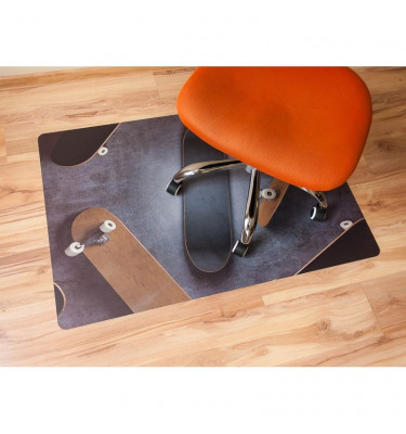 Elastyczna mata ochronna podkładka pod krzesło 80x120cm gr. 22mm wzór 048 - DESKOROLKI