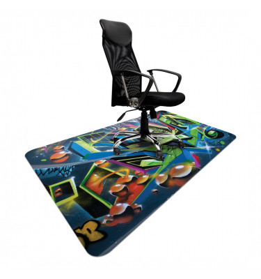 Elastyczna podkładka ochronna 120x180cm gr. 22mm z nadrukiem 047 - GRAFFITI