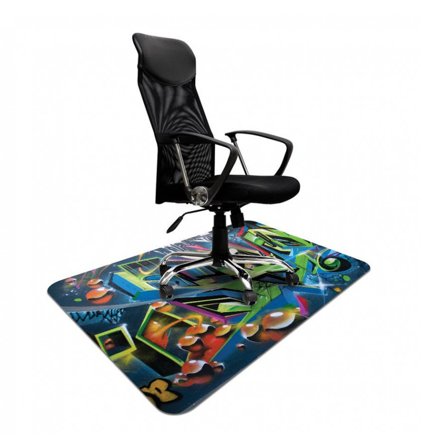 Elastyczna mata 100x140cm gr. 22mm ze wzorem 047 - GRAFFITI 