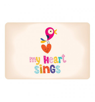 Elastyczna mata ochronna na podłogę 120x180cm gr. 22mm wzór 046 - MY HAERT SINGS