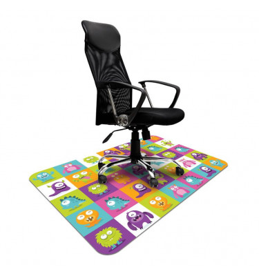 Elastyczna mata pod krzesło 100x140cm gr. 22mm ze wzorem 044 - STWORKI